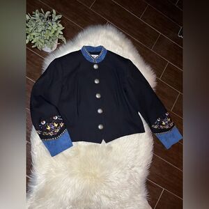 Scully 1906 vintage shacket/blazer embroidered western sz Large/XL